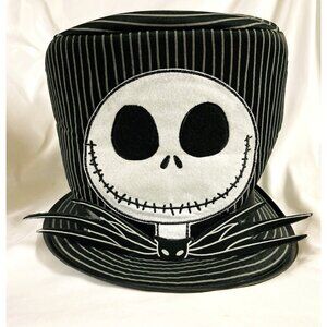 Disney Night Before Christmas Jack Skellington Black White Hat Foam Top Hat